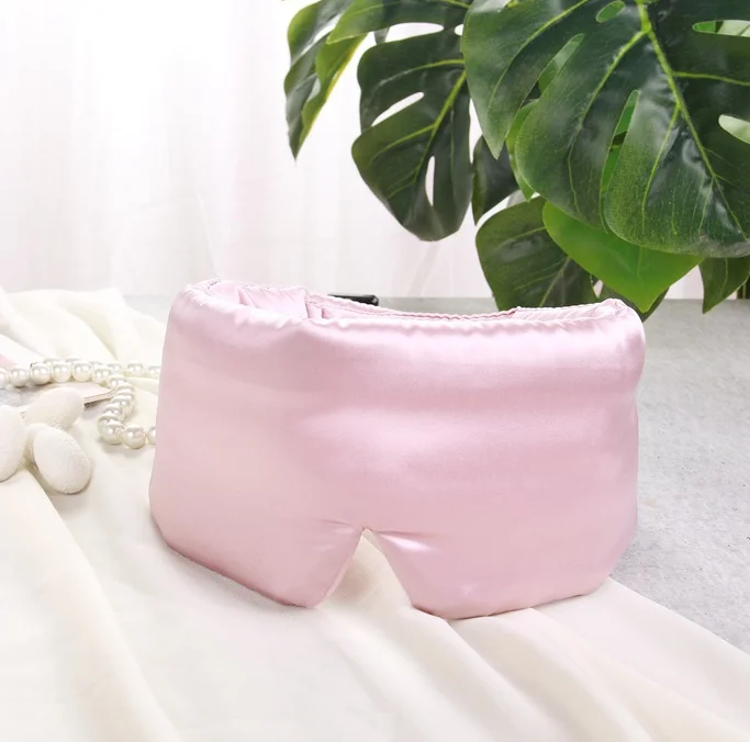 Large silk eye patch Natural Mulberry Silk eye mask Shading light and breathable soft and breathable soft Perfect Blocks Light