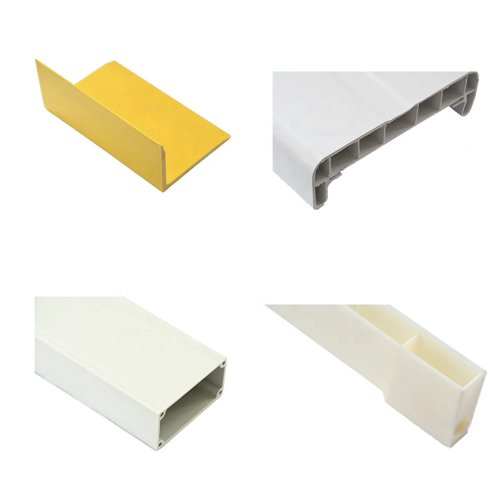 Customized Shaped Extrusion Plastic Uhmwpe Profile Eco-Friendly Plastic Channel Profile upvc window plastic profile extrusion