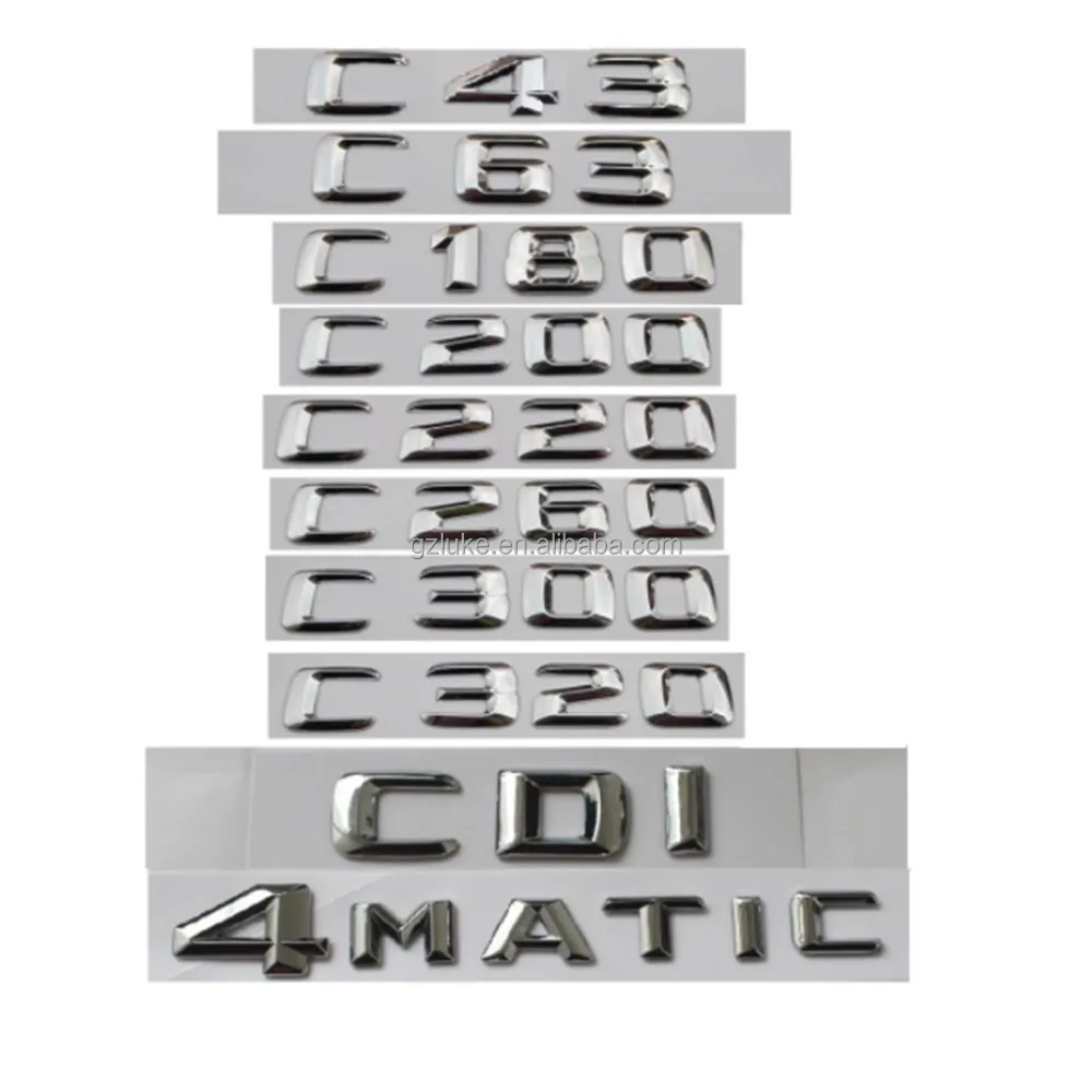 Custom ABS Car grill Badge Front grille emblem For W212 W202 W211 W210 W205 CLA CLS GLK