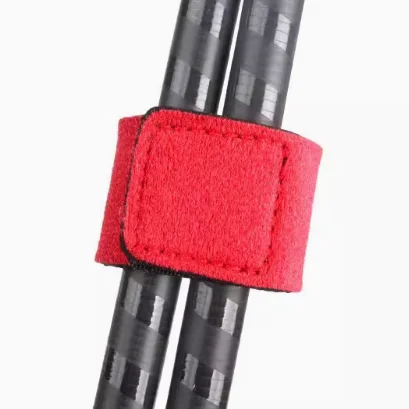 High Elasticity Soft Fishing Rod Strap Red Wrapped Rod Tie Strap for Carp Protective High-Efficiency Fishing Accessory