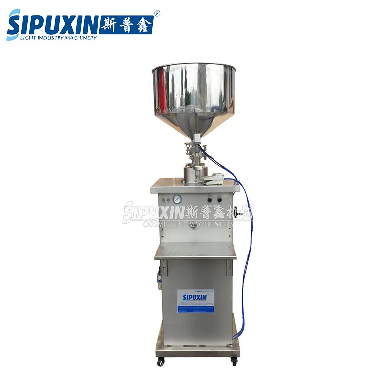 Spx Semi автоматическая машина розлива машина для наполнения пасты/разлива газированных напитков из косметика парфюмерия диспенсер 5 мл-5000 мл Объем заполнения для вашего варианта 0,6-0.8mpa