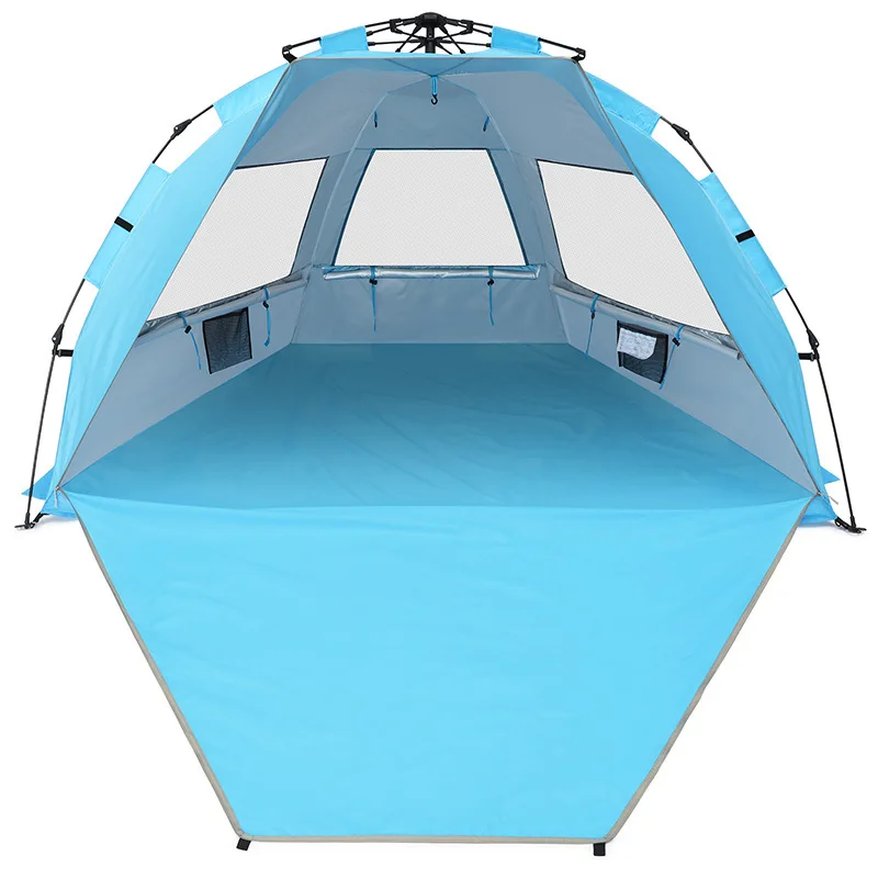 New LightWeight Portable Beach Tent Quick Open Shade Single Camping Tent Park Picnic Tent