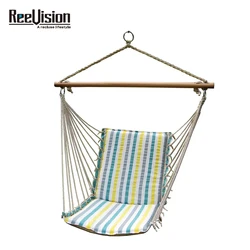 Super confiortable hanging swing patio garden indoor outdoor Hammock Chair with filling
