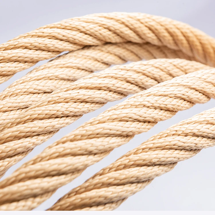 Playground plastic rope with steel core reinforced rope