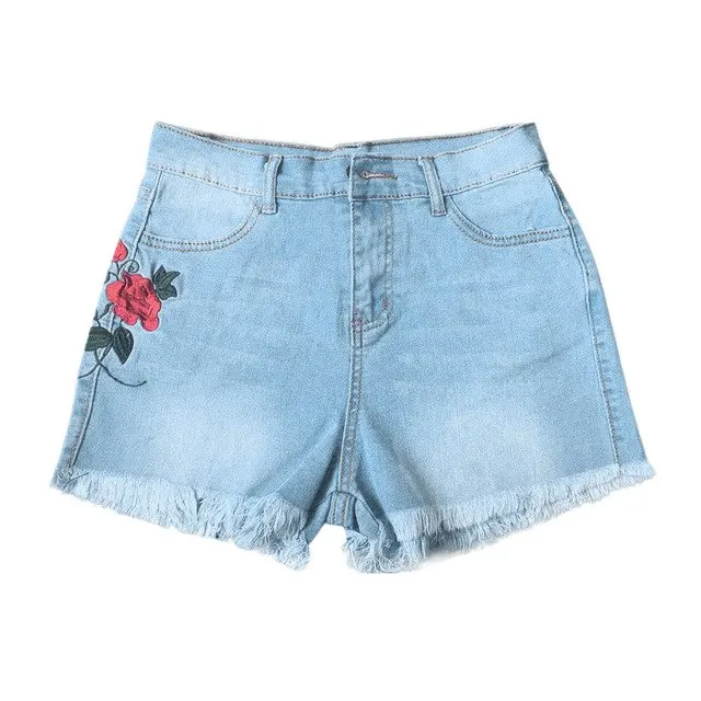 New Hot Sale Denim Shorts Fashion Jeans Short for Women Ripped Jeans Short Support OEM