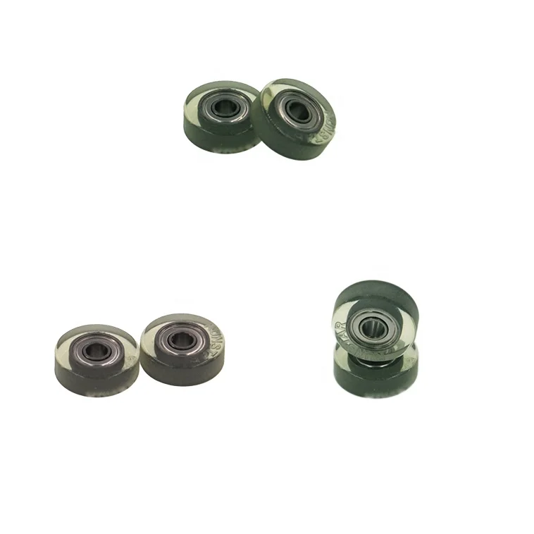 PU69310 PU69312 Roller Bearing 3X12X4 mm 3X10X5mm 3x10x4 mm Pullley Wheel 693ZZ Plastic Coated Ball Bearing