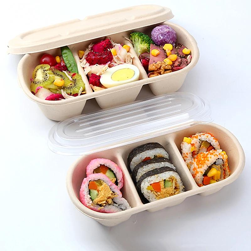 BIodegradable take away food paper pulp container box