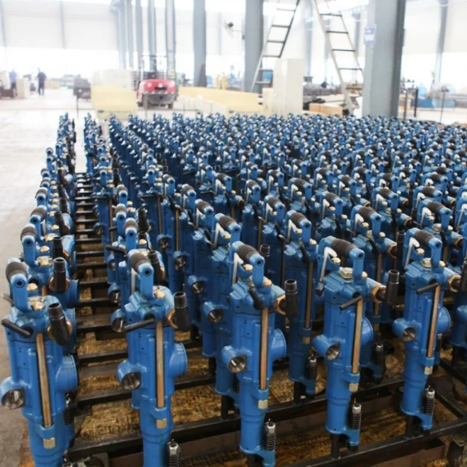 High Quality Portable Mini YT28 Jackhammer Rock Drill with Air Leg for Quarry Mining