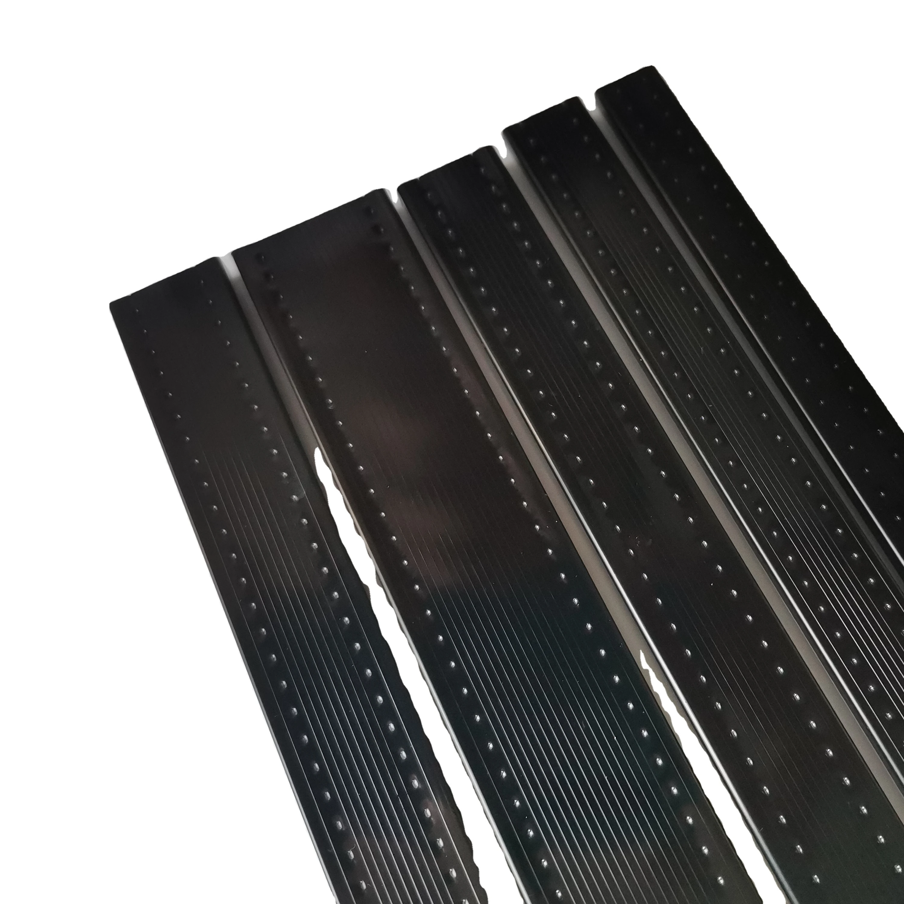 Hot sales Modern Ouyun  Doors and Windows Popular Style  Black aluminum spacers 6mm  Upvc Windows and Doors for hollow glass