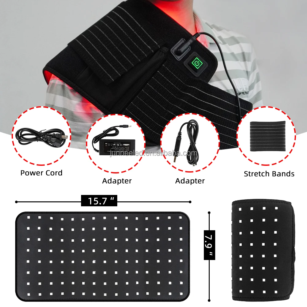 Portable 660nm 850nm red near infrared light Red light therapy equipment Animal Red Light Belt for Horse Dog Cat