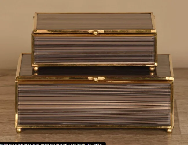 Good looking new design mirror ring new style ornament jewelry boxes trending color fancy boxes high end designer