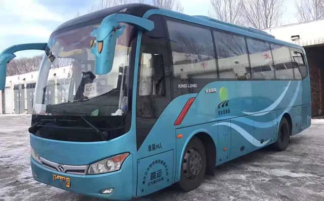 2014 год Kinglong 33 39 местный XMQ6879 Подержанный городской пассажирский автобус для продажи