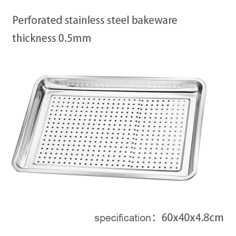 Factory price Steel Perforated GN Pan Restaurant cake tray baking Perforated  food GN Pan