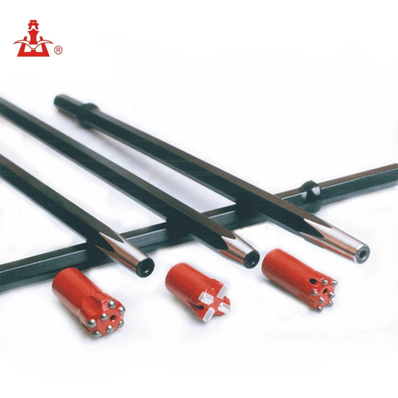 New Anchor 76mm 2 3/8 water well Drill pipe manufactures Tunnel Mining Drilling bits water well drill machine