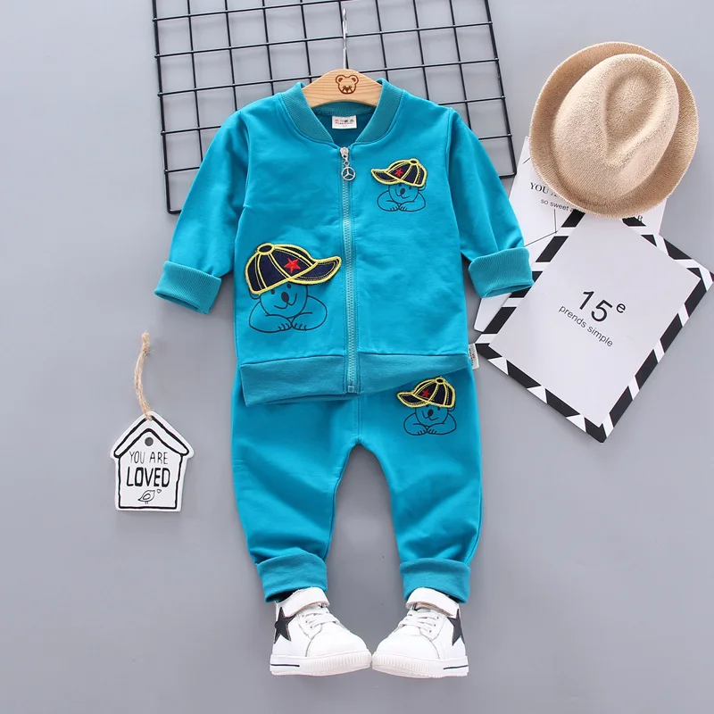 Autumn cute 2 pieces set little baby clothes boys 0-12 months