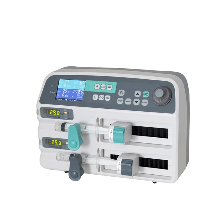 Wondcon Double Channels Veterinary Electric Syringe Pump for Animals