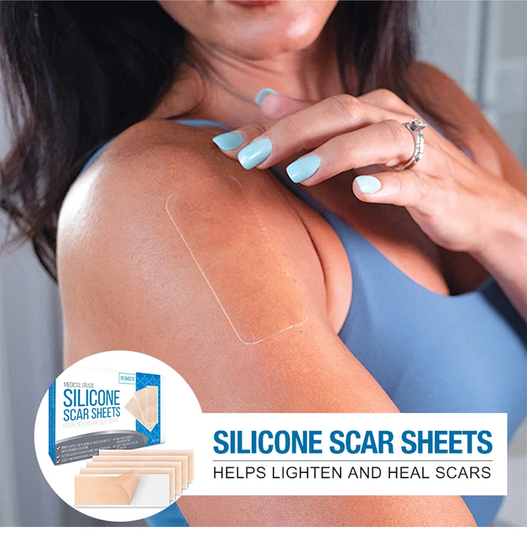 private label Silicone Scar Removal Sheets/silicone gel sheet for scar