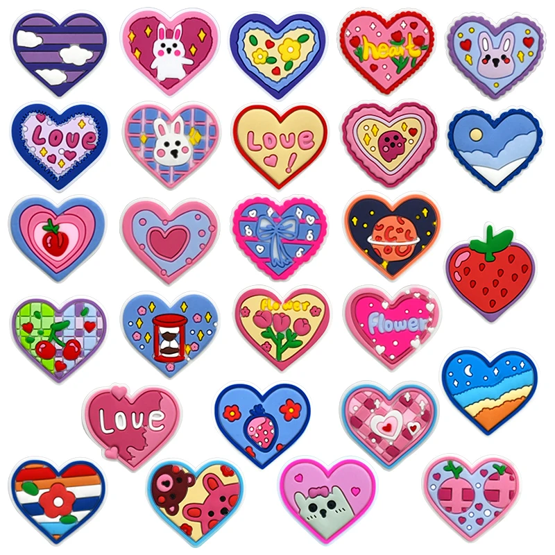 Reusable Heart Straw Accessories Cute Silicone Cover With Dust-Proof Feature Pvc Material For Bars And Drinking
