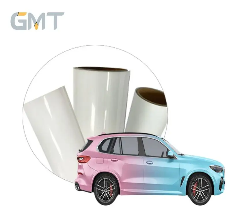 GMT Car Wrap Vinyl PVC Film 1.52*18m Polymeric Vinyl Material  Color  Car Wrap