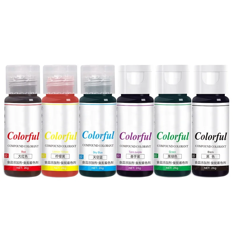Food Coloring Food Grade Gel Paste Dye Tasteless Edible Concentrated Gel Based Vibrant Gel Icing Colors