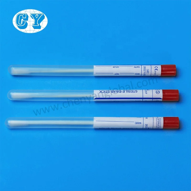 Supplies  Nasopharyngeal swab with tube Sterile Nasal Swabs with tube Nasopharyngeal Swabs Nylon Flocked laboratory consumables