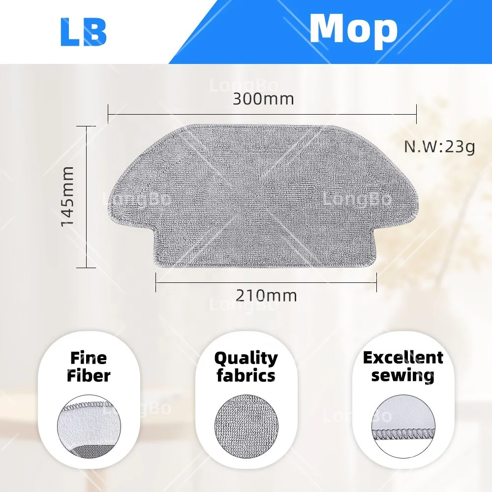 Fit For Xiaomi Robot Vacuum S10 Main Brush Side Brush Hepa Filter Mop Cloth Replacement Robot Vacuum Cleaner Accessories