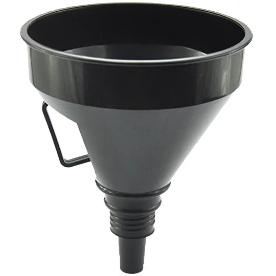Plastic Funnel 1 Quart Multi Purpose Auto Automotive Care Funnel Quick Fill Oil Fuel Plastic Funnel