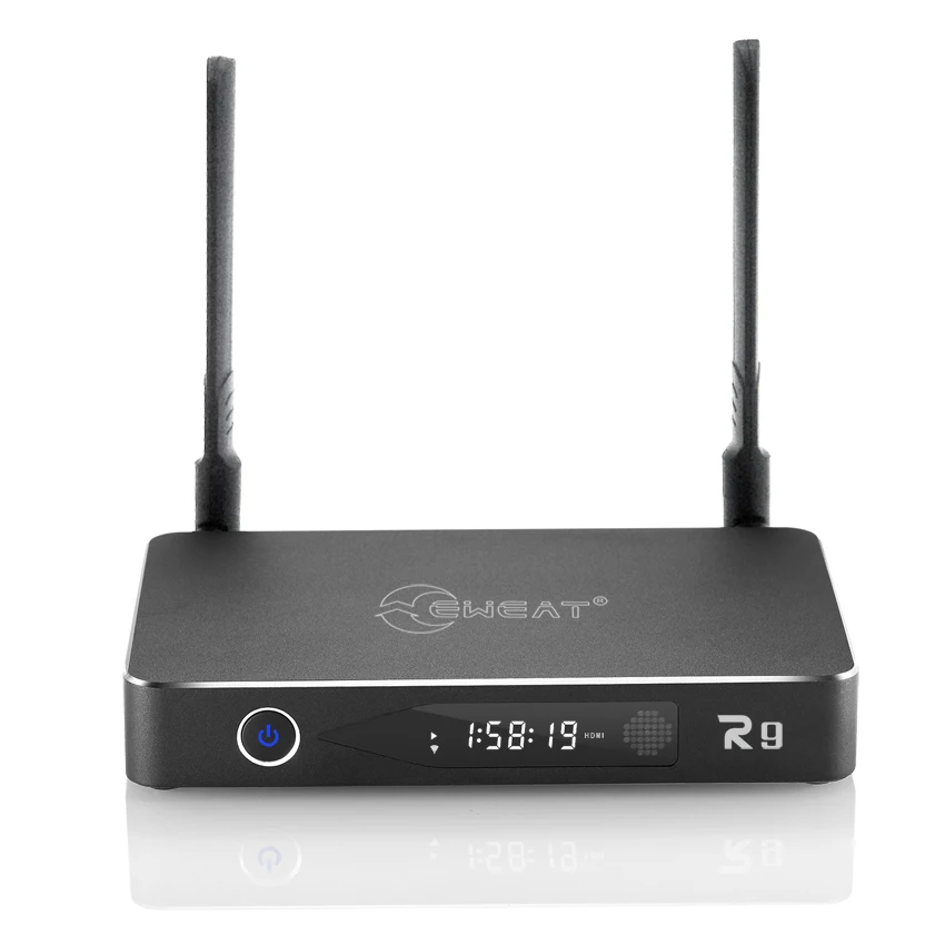 EWEAT R9 Realtek 1295 4k 2GB 16GB Android TV Box Internet Set Top Box HDMI Streaming Free Video Player