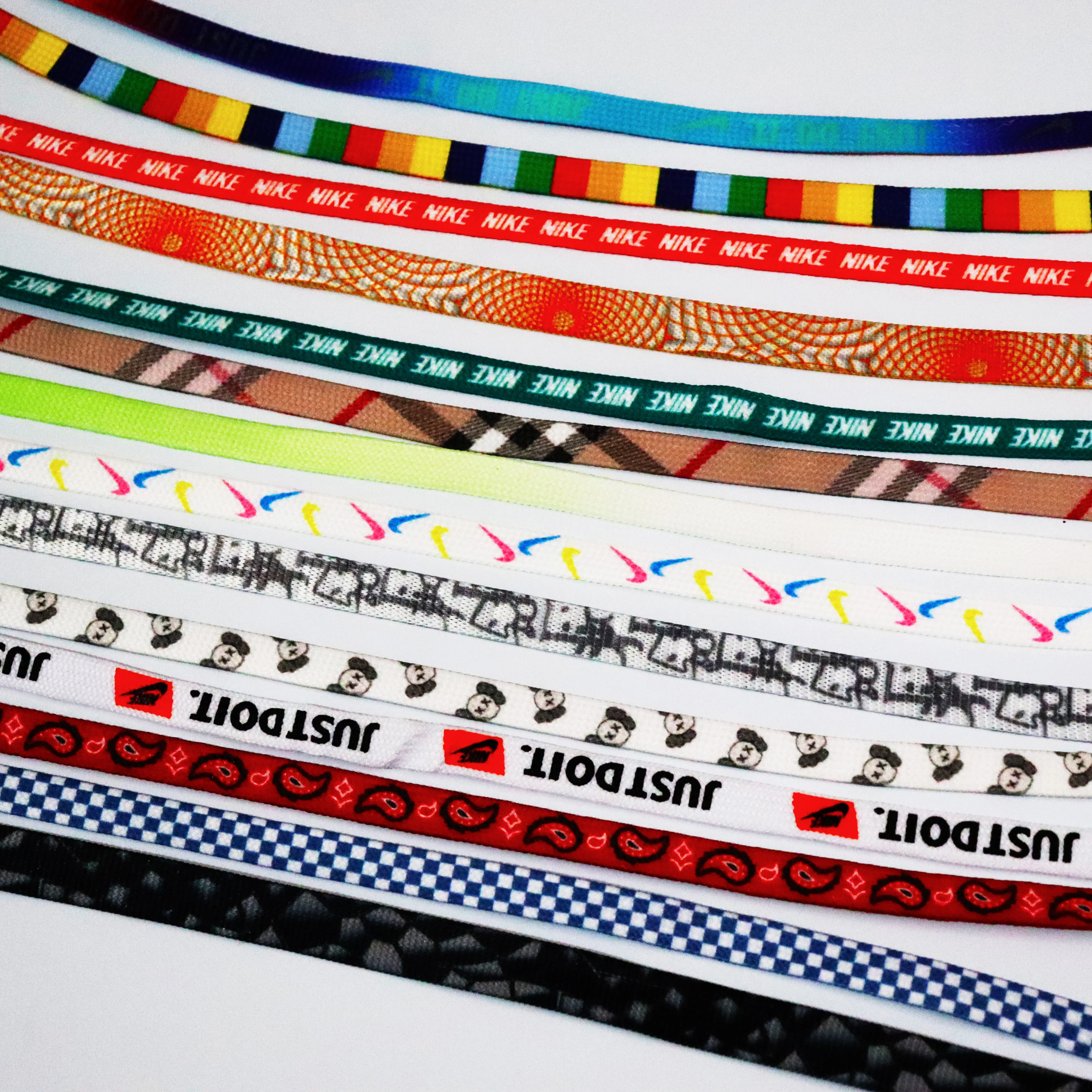 Длинные шнурки с леопардовым принтом животных на заказ