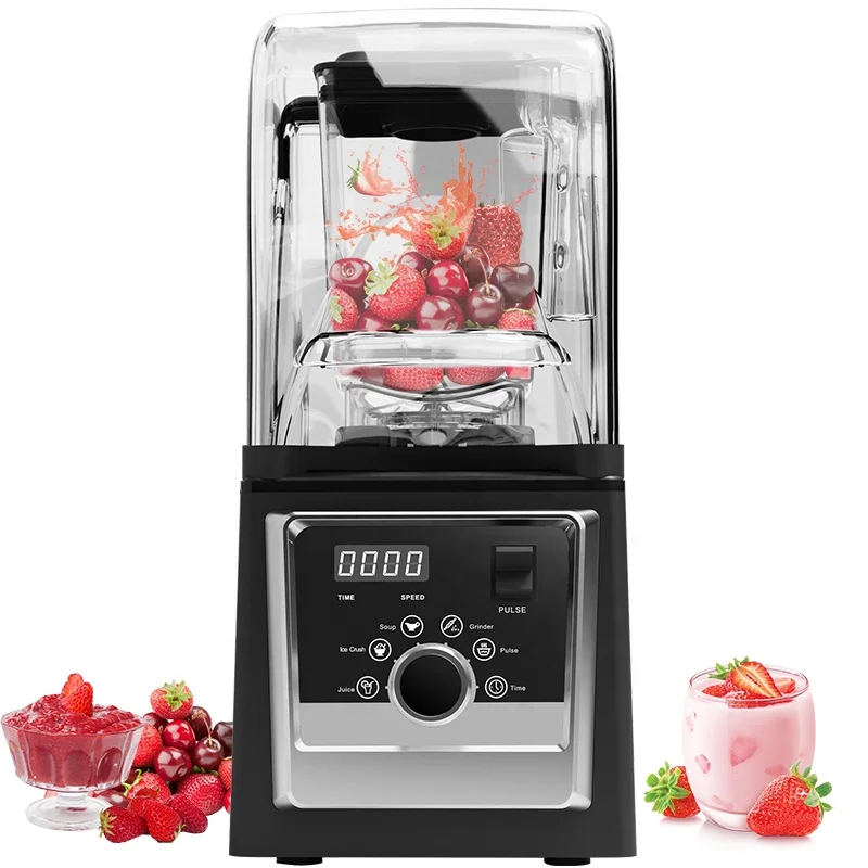 New design with sound reducing commercial fruit multifunction blender made in China