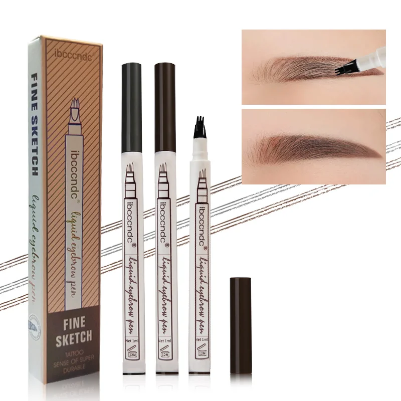 Microblading Eyebrow Tattoo Pen Fine Sketch Liquid Eyebrow Pen Waterproof Tattoo Eye Brow Pencil Smudge-proof Dropshipping