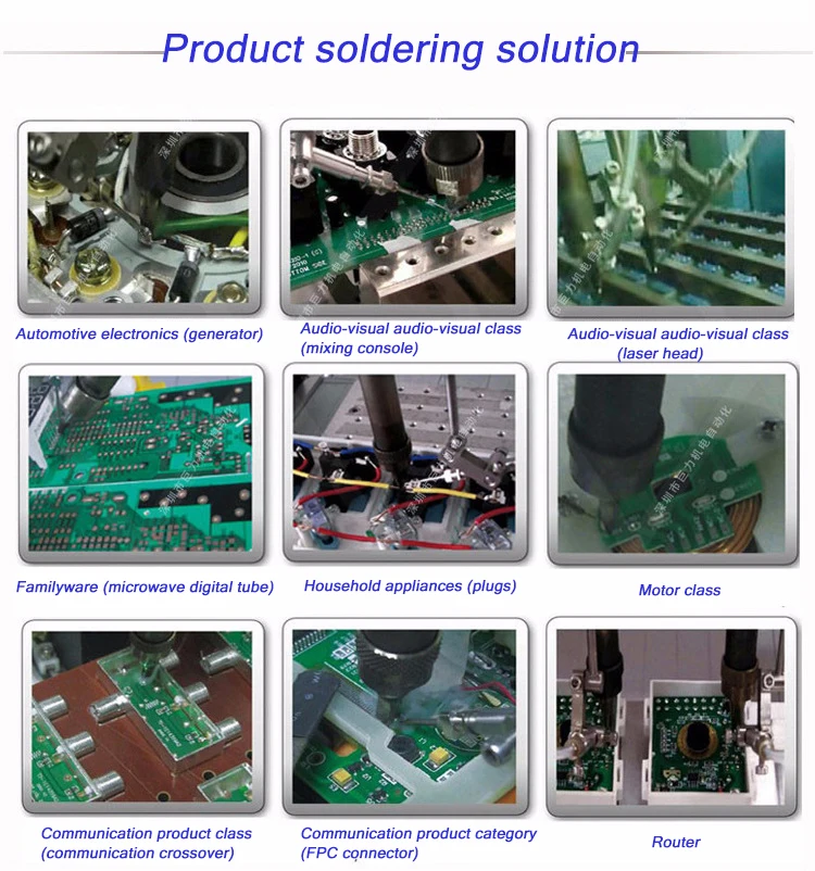 
Plane side spot welding drag welding explosion-proof tin automatic soldering robot Four-axis desktop soldering robot 