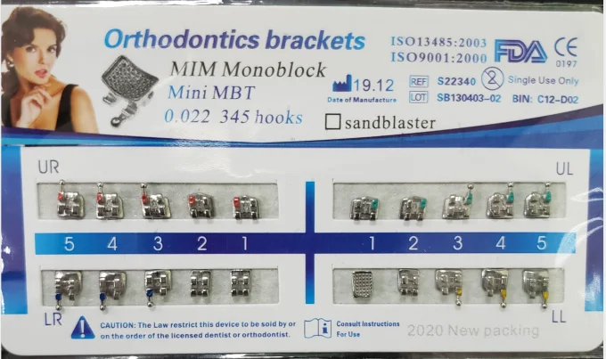 Dental USA MIM brackets With Laser Mark