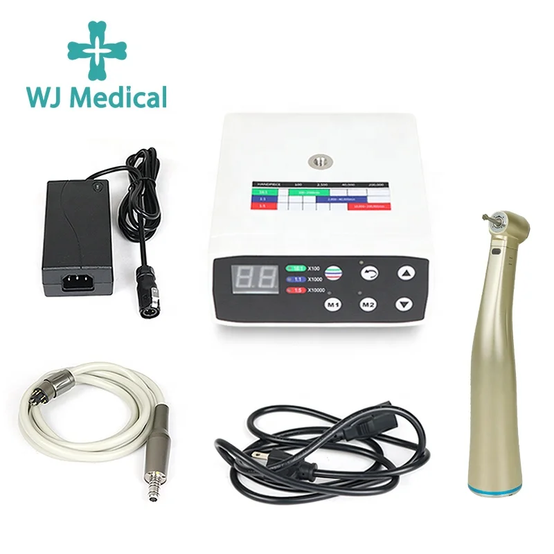 dental EU plug with fiber optic led contra angle handpiece electric dental micro motor handpiece dental instruments