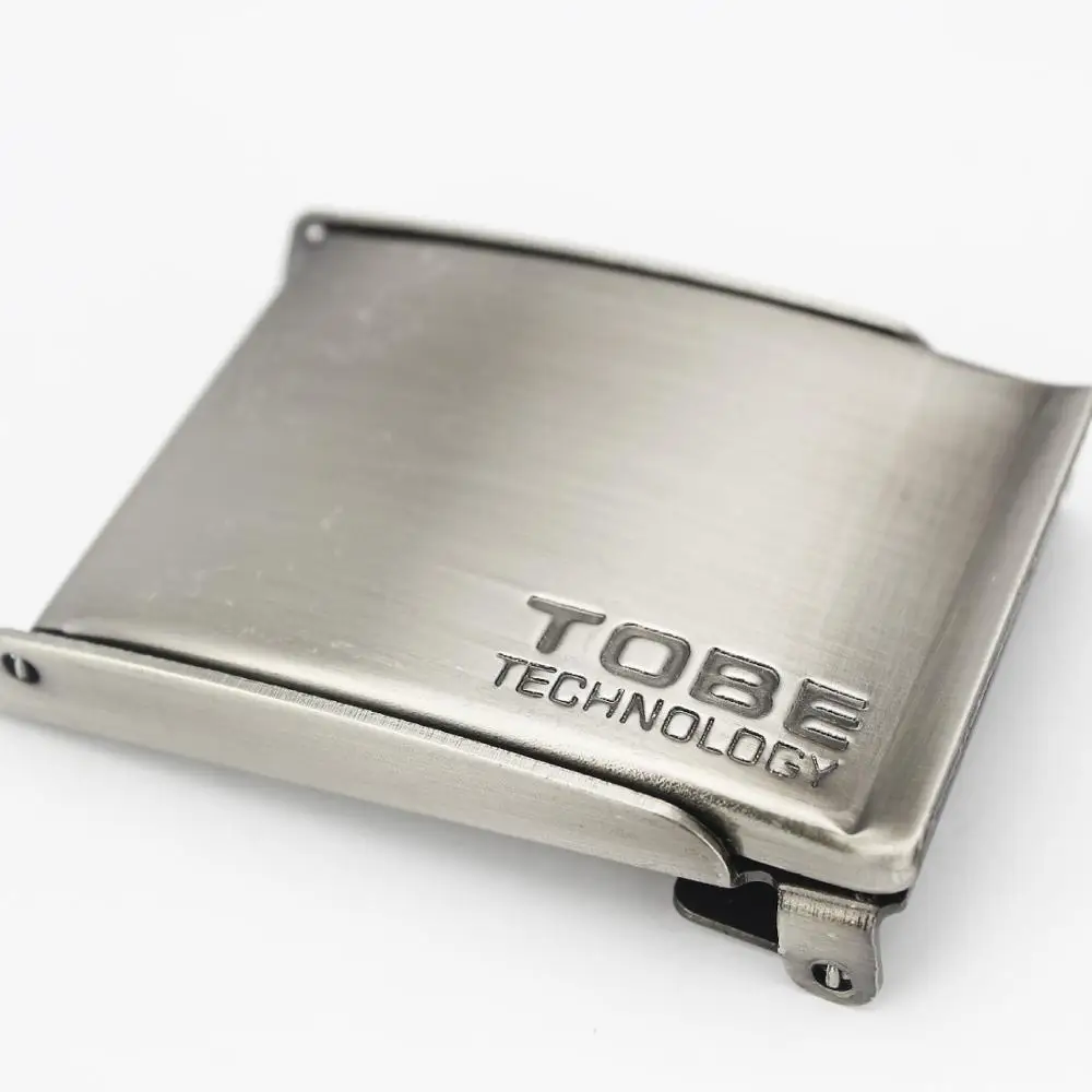 Excellent quality emboss logo metal belt buckle accessories adjust buckle cowboy belt buckle custom military Clips 42*60mm