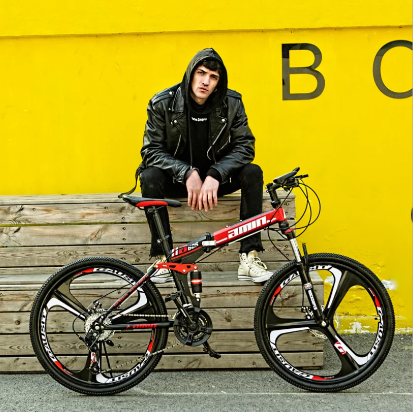 FANDING 2021 Factory Price Mountain Bike Bicycle for Men/Steel Mountain Bike 24/26 Inches Downhill Mountain Bike