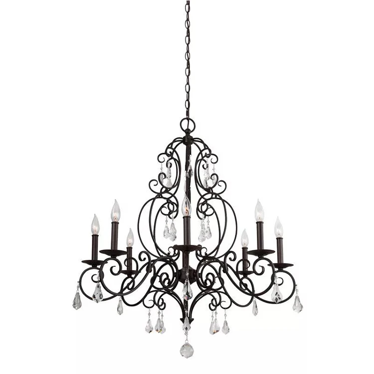Elegant Home Decor Pendant Lighting Crystal Chandelier Luxury Modern Candle Style Chandelier Light For Living Room