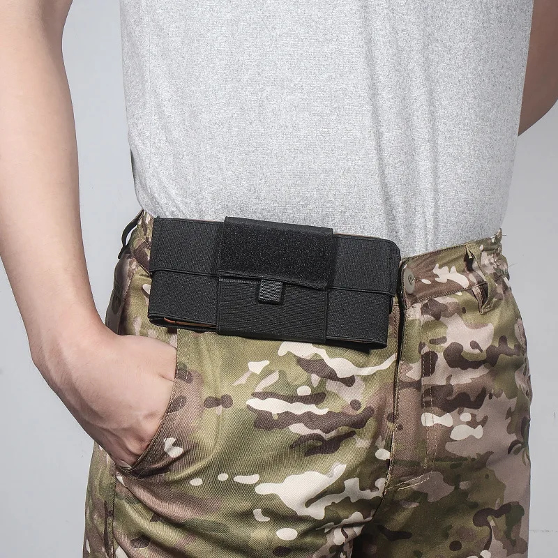 Factory Wholesale New Design Fitness Outdoor Sports Running Stealth Elastic Ultra-thin Mini Mobile Phone Fanny Pack