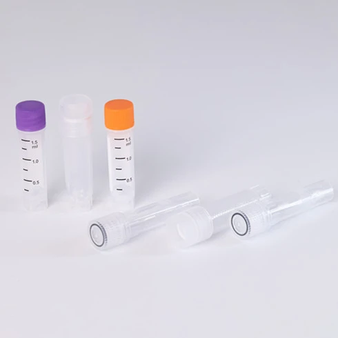 2ml Graduated Plastic Cryovial Cryogenic Vial Tube Self Standing with Cap