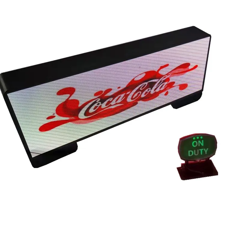 Waterproof Car Roof Moving Advertising Panel 4G LED Display Screen Outdoor Taxi Top P5