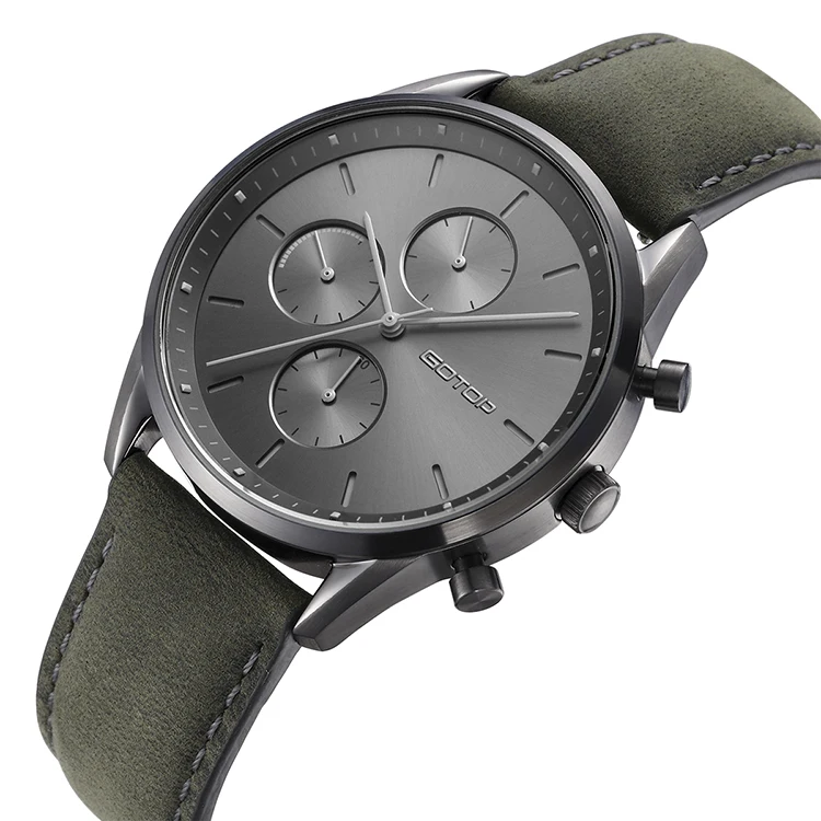 Double time mens hand watch manufacturers company wholesale sale men male wrist watches price buy man wristwatch for boys