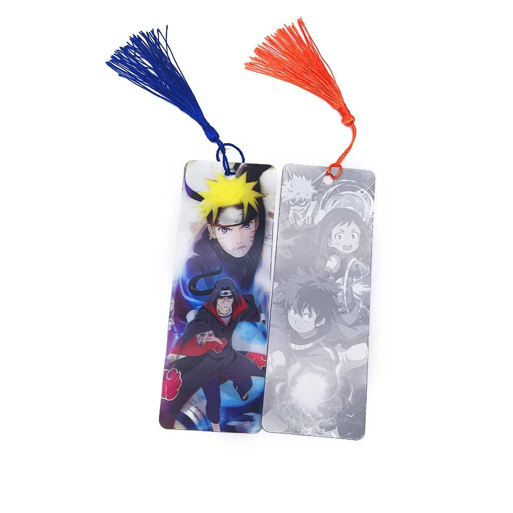 Plastic lenticular PET bookmark custom printing design promotional 3d bookmark