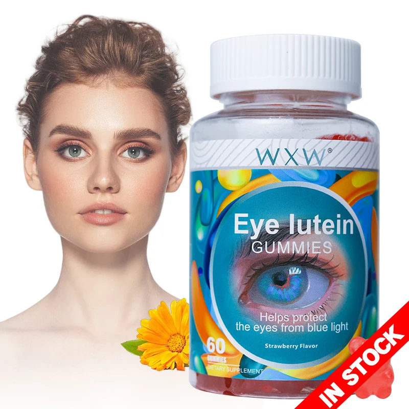 WXW Stock глазные лютеиновые конфеты устраняют сухость глазных деформаций лютеин зеаксантин