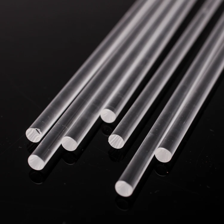SUCCESS Transparent Quartz Rod Small Quartz Glass Solid Cylinder Rod