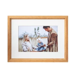 8x10 Black Walnut Teak Solid Wood Photo Frame Wholesale Custom Retro Picture Frame Solid Wood Natural Handmade