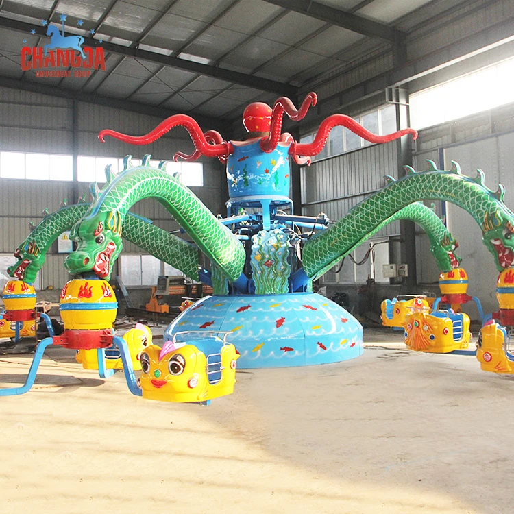 30 Seats Amusement Rides Big Rotary Octopus Amusement Park Rides