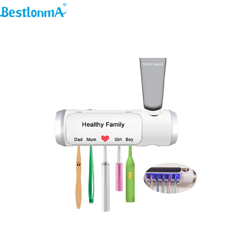 uv toothbrush holder portable led  sterilized toothbrush case toothbrush