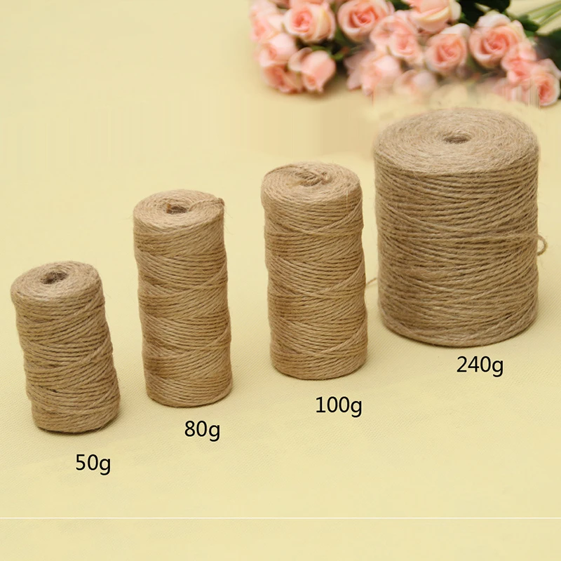 Wholesale Price Gardening Natural Packing Rope Jute Rope Twine 2mm Hemp Rope