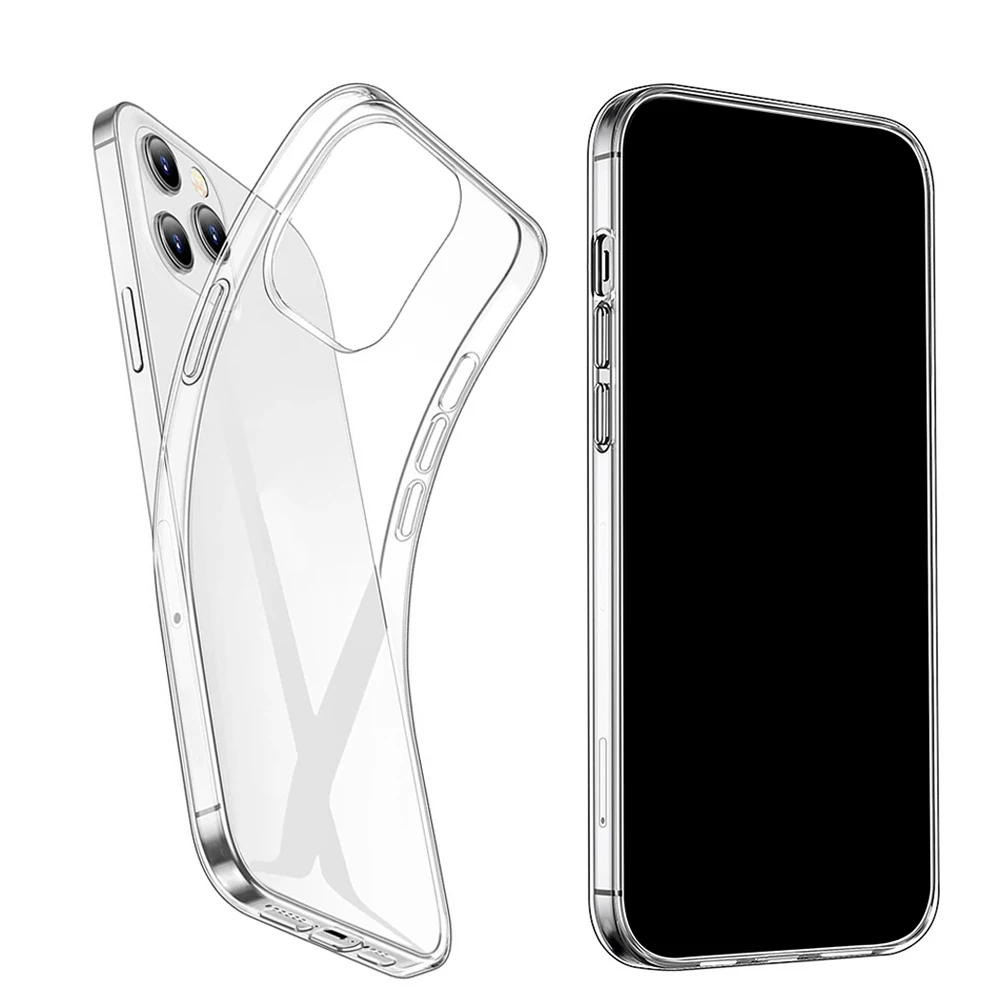 Оптовая продажа прозрачный чехол для iPhone 13 12 11 8 7 6 xr pro max чехлы телефонов из