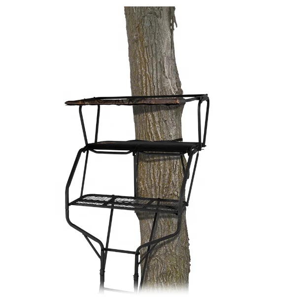 Hunting treestand ladderstand hunting two man ladderstand